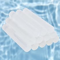 Nuogo 6-Pack Reusable Ice Sticks (8oz) With Lids - Freezable Sticks For Wide Mouth Water Bottles