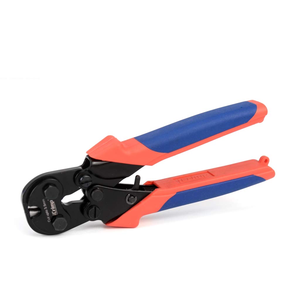 iCrimp CWR35 Wire Rope Cutter, Cable Cutter for Stainless Steel Wire Rope up to 35mm, Wire Cutter for Aircraft Cable, Piano Wire Rope, Bicycle Cable, Cable Railing