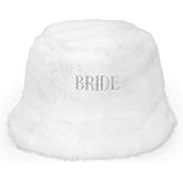 xo, Fetti Bachelorette Party Decorations White Bride Fur Bucket Hat | Bach Party Decor, Bride to Be Gift, Cloud Nine Cool Winter