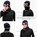 VBIGER Beanie Hat Scarf Set Knit Hat Warm Thick Winter Hat For Men (New Blue)