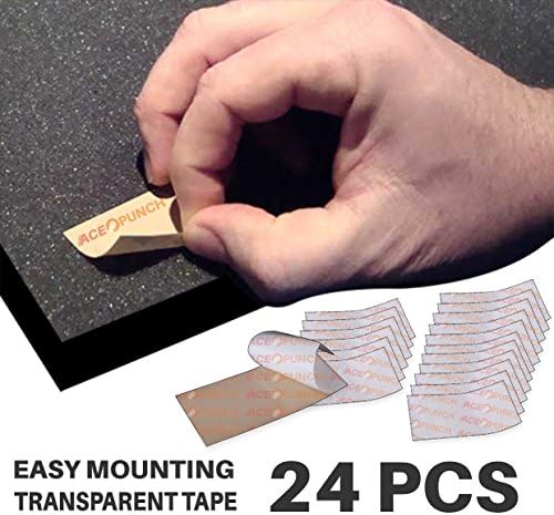 Acepunch 24 Pieces DIY Easy Quick Sticky Double-Sided Clear High Adhesive Mounting Tape Tabs