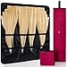 Hair Extension Storage Case - Luxurious, Satin-Lined Portable Holder Keeps Clip-In, Tape-In, Human & Synthetic Hair Smooth and Tangle-Free - Perfect for Travel, Easy to Hang or Carry in Your Bag