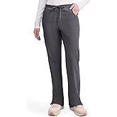 Dickies Scrubs for Women - Flare Leg Cargo Scrub Pants with Drawstring Waist & 6 Pockets, Medical Uniform - 86206