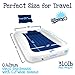 WINNINGO Inflatable Toddler Travel Bed with Rechargeable High Speed Pump, Portable Air Mattress for Kids, Including Air Pillow, Carry Bag, 110V AC & 12V DC Adapter, Perfect for Home, Travel, Campingthumb 3
