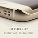 Samsung Galaxy S6 Edge Screen Protector , cresawis Samsung Galaxy S6 Edge Tempered Glass ,High Definition 3D Curved, Full 100% Coverage(GOLD)