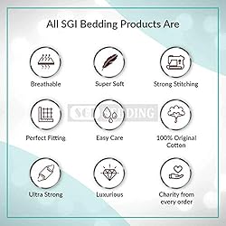 SGI bedding 600 Thread Count 4 Piece 100% Egyptian