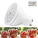 TORCHSTAR GU10 LED Bulb Dimmable, 75W Halogen Equivalent Light Bulbs, 3000K Warm White, 40° Beam Angle LED Spot Light Bulb Replacement for Recessed Track Lighting, UL & ES Listed, Pack of 6