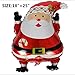King&Pig 6pcs/Set Christams Foil Mylar Helium Aluminum Film Balloons for Party Brithday Festival Christmas Decorations （Santa Claus/Santa Claus Head/Snow/Christmas Tree/Reindeer/Snowman）