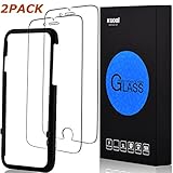 iPhone 7 Screen Protector [Tempered Glass] [3D Touch Compatible] [Scratch-Resistant] [Ultra Clear] [9H Hardness] Glass Screen Protector W/[Alignment Tool] for Apple iphone 7 [4.7] 2 Pack
