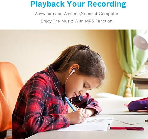 Compact black voice recorder with a digital display showing a price of $29.99.