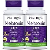 Natrol Melatonin Time Release 5mg Tablets 100 ea (Packs of 2)
