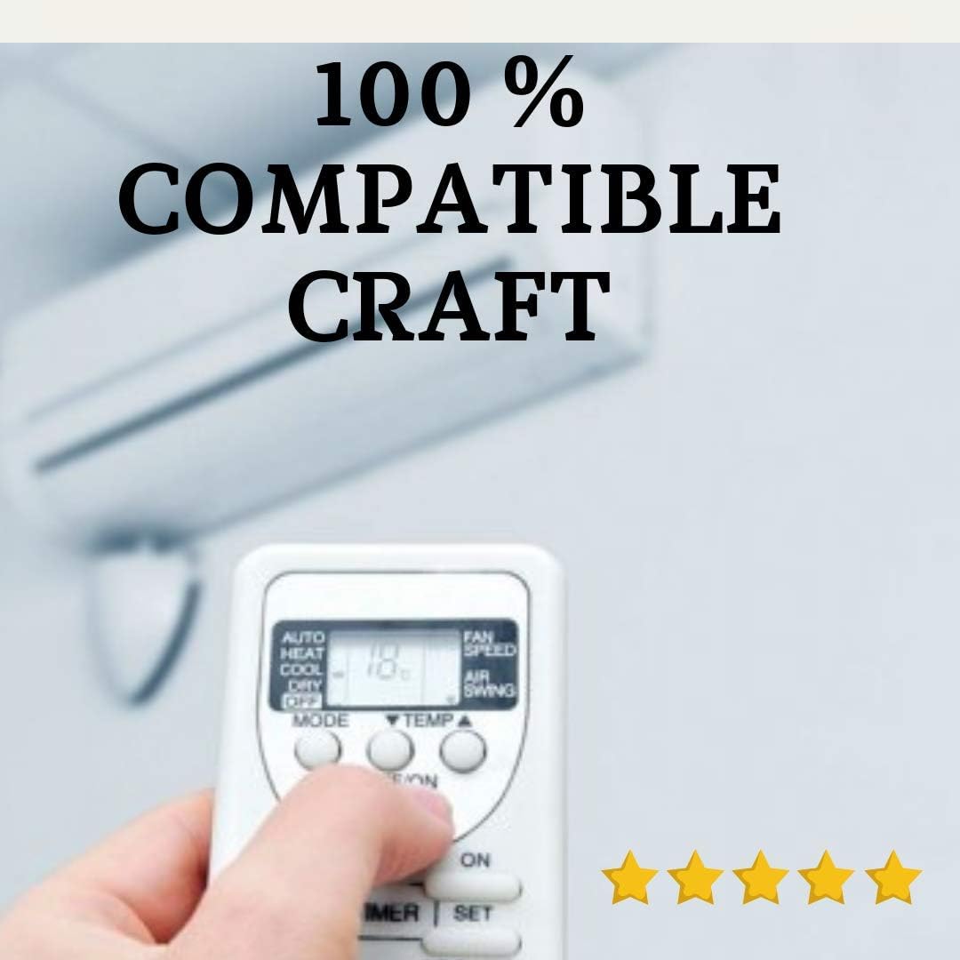 Remote Control Compatible with CRAFFT Air Conditioner Remote Control