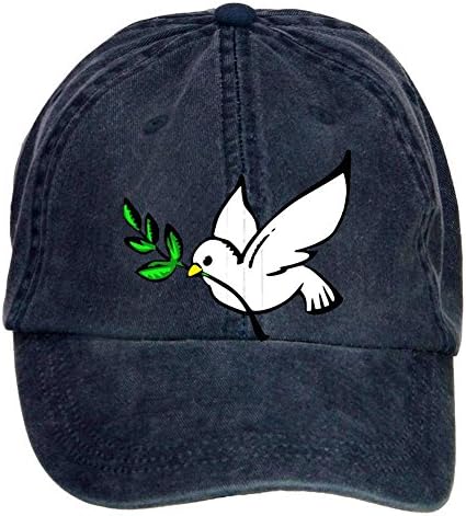 Sneakitty Unisex Dove Clipart Baseball Cap Velcro Adjustable Summer Cap