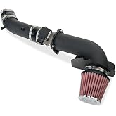 SR Performance Cold Air Intake Kit | High Flow Air Intake System with Reusable Filter | Black Powder Coated Tube | Performance Upgrade | Compatible with 1999-2004 Ford Mustang V6 3.8L 3.9L