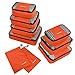 Gonex Packing Cubes for suitcase, 9 Set Lightweight Travel Luggage Packing Organizers with Laundry Bags Travel Essentials Travel Bags for Carry on Suitcases