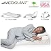 MedSlant Wedge Pillow for Acid Reflux, Folding Pillow Includes Zippered Folding Cover, Fitted Poly-Cotton Cover and Quality Carry Case. Dr. Mike Roizen's Top Reflux Solution (32