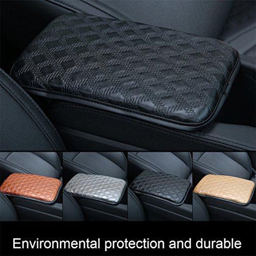 Shuohu Soft Car Center Console Cushion(30cm x 21cm) Vehicle Seat Cushions Armrest Pillow Pad