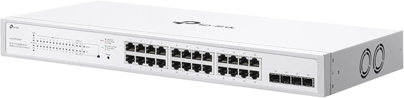 Festa FS328GP Commutateur PoE+ Gigabit 28 Ports, 24 PoE, 250 W, Gestion dans Le Cloud, Optimal pour Les Grands réseaux, QoS avancé, sécurité et facilité d'utilisation