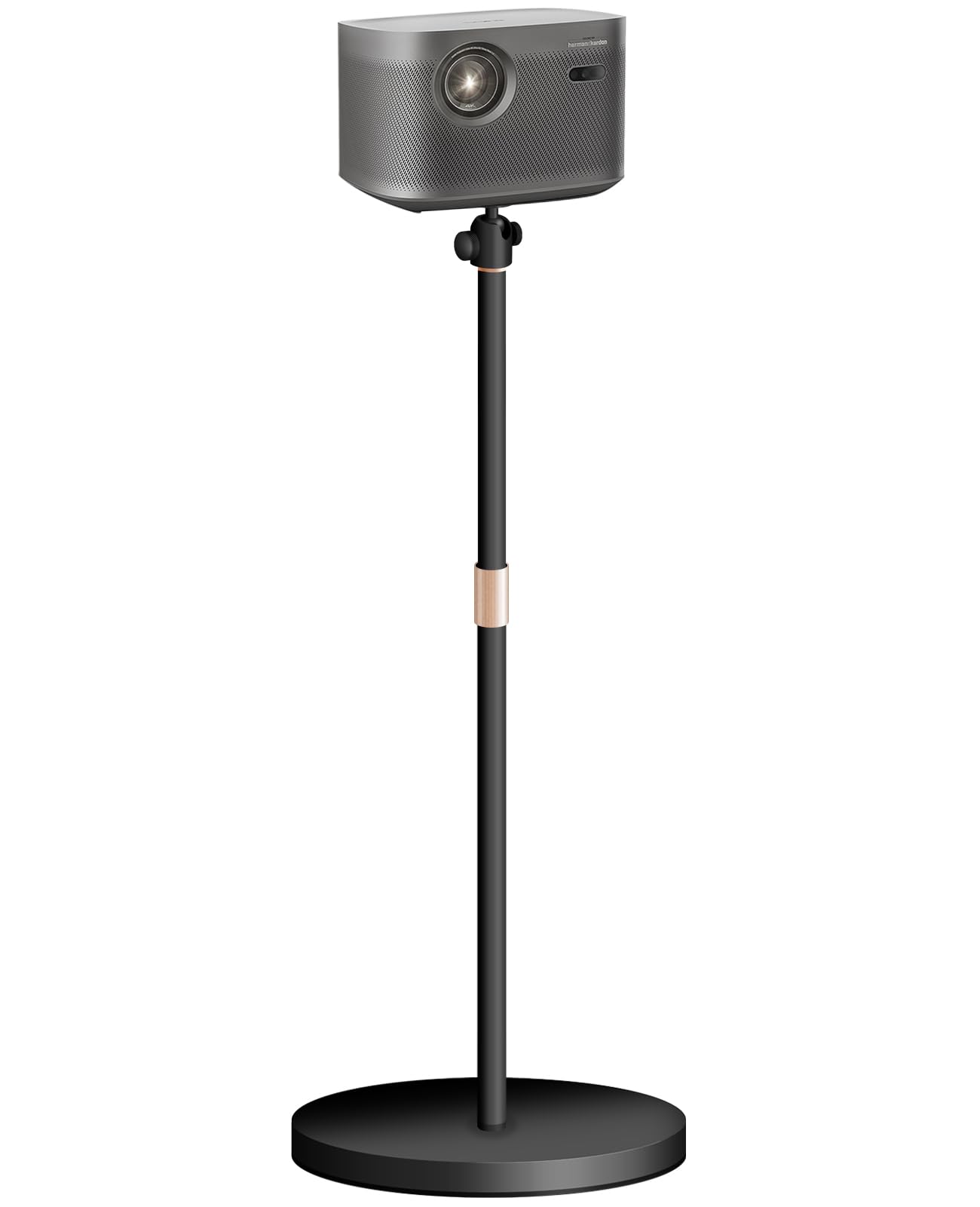 Photo 1 of HIBORI Projector Stand 360° Swivel Projector Mount Adjustable Height Floor Stand Compatible with XGIMI, Nebula, Dangbei, or Any Projectors with 1/4-Inch Thread Mount