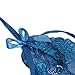 FENTI Women's Bridal Lingerie Sexy Strappy Lace Halter Bra Brazilian Panty Set,S/M: Cup A-B, Bust32-36,Blue
