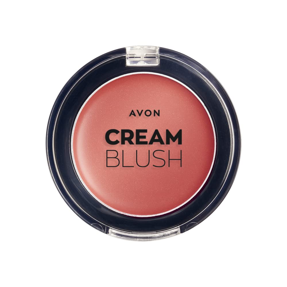 Avon Cream Blush Peach, Creamy, Lightweight and Easy-to-Blend Formula for a Natural Hint of Sheer Lip and Cheek Colour