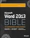Word 2013 Bible