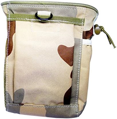 Faocean Small Tactical Molle Drawstring Magazine Dump Pouch Utility Gadget Nylon Belt Bag with Cell Phone Holster Holder