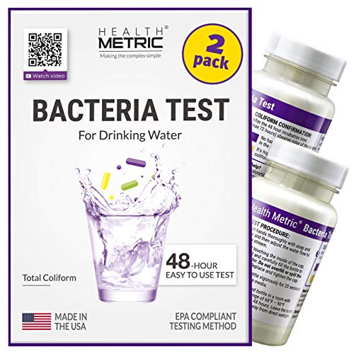 Coliform Bacteria Test Kit For Drinking Water Easy To Use 48 Hour Water Quality Testing Kit For Home Tap Well Water Epa Approved Testing Method Made In The Usa