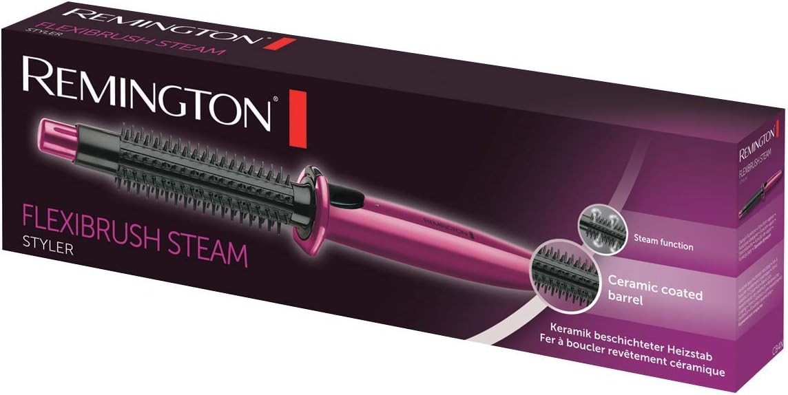 Remington Flexibrush Steam Hair Styler for Short or Long Hair (Creates Waves, Curls & Body - Image 3