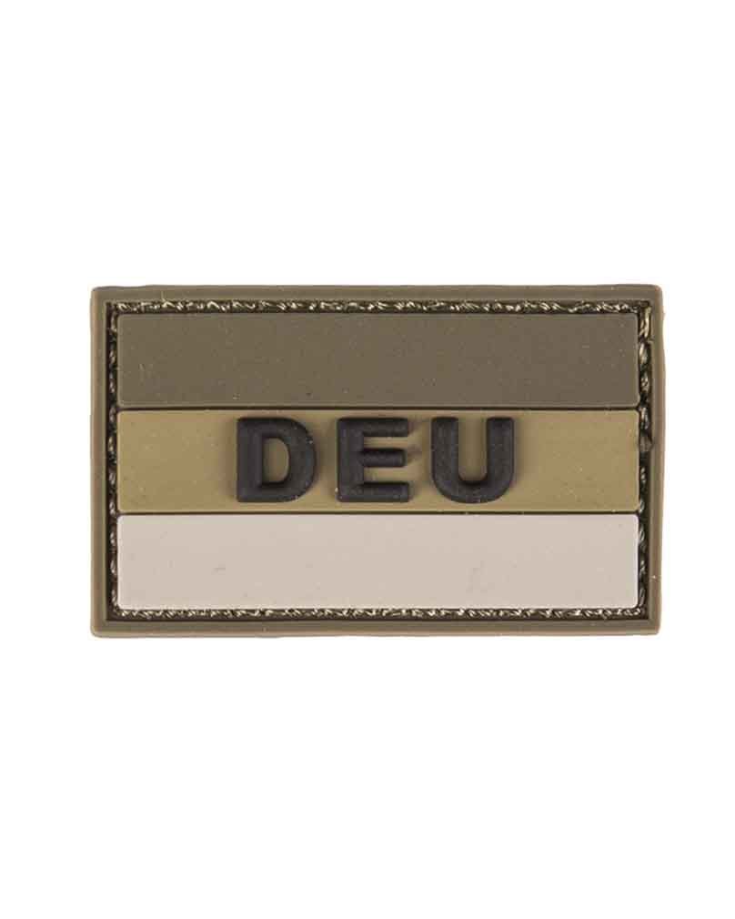 'Bw Patch 3D DEU PVC with Hook Backing Large, olive, Large