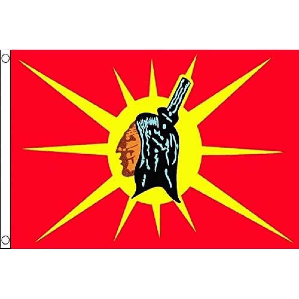 AZ FLAG - Mohawk People Flag - 3x5 Ft - 100D Polyester Mohawks Banner with Two Metal Grommets - Fade Resistant - Vivid Colors - 3' x 5' Feet - 150x90 Cm