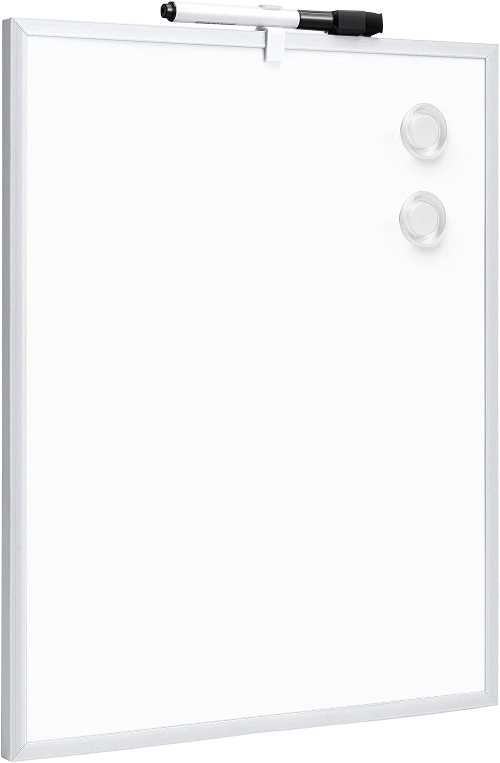 Amazon Basics Magnetic Dry Wipe Whiteboard 28 x 36 cm Aluminum Frame
