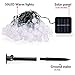 Longer 50LED/30.7ft Solar String Lights, Hallomall Solar LED String Lights, Waterproof Starry String Lights Ambiance Lighting For Gardens, Homes, Christmas Party Tree