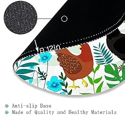 Gctriki Chicken Mouse Pad for Desk, Cute Office
