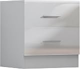 Reflect Modern Bedroom Furniture Set: Wardrobe, Tallboy, Bedside Table view 9