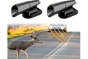 [Deer Whistle for Vehicles] 2pcs Technical Deer Whistle for Vehicles-Animal Repellent for Car/SUV/Truck/Motorcycle, Durable A