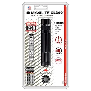Maglite Original XL200 Maglite 3Cell AAA LED Flashlight Torch Light XL200