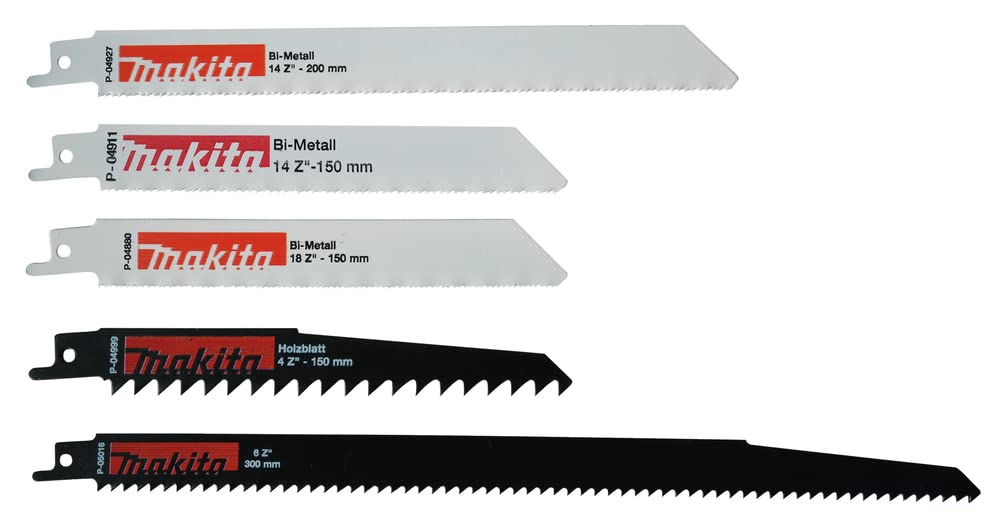 Makita reciprocating Saw Blades Set – 1 Piece, P–83945