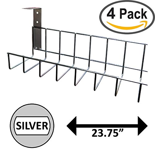 The Basket Cable Rack System (Silver) - Pack of 4