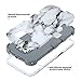 ULAK Galaxy S6 Case, Shockproof Hybrid Case fit for Galaxy s6 3in1 Hard PC Soft Silicone Hybrid Protective Cover with Raised Bevel Impact Protection for Samsung Galaxy S6 G920A, G920T-Artistic Marble