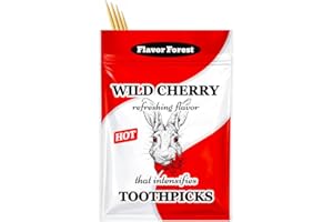 Wild Cherry Flavored Hot Cinnamon Toothpicks - 100ct