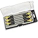 JawayTool 6pc Carbon Steel Needle File Small Wood Rasp Set Soft Grip