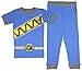 INTIMO Kids Mighty Morphin Power Rangers Dino Charge Costume Pajama Set (8, Blue)