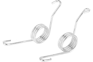 ACROPIX Rear Caliper Parking Brake Lever Return Springs Fit for VW Beetle Golf - Pack of 2 Silver Tone