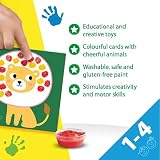 SES Creative My First Fingerprint Paint Art Set Kids 3 Colours 10 Sheets view 2
