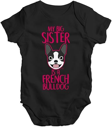 french bulldog baby grow