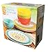 Laurie Gates - 12 Piece Melamine Dinnerware Set (Yellow & Orange & Green & Blue)