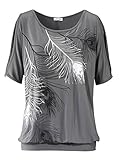 Relipop Women's Fashion Off Shoulder Tops Short Sleeve Blouse Casual T-Shirt