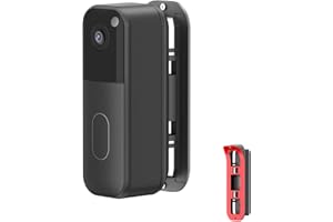 Adjustable Angle Mount for Blink Video Doorbell, Wide Viewing Corner Wedge Kit, Universal Left/Right Installation for All-New
