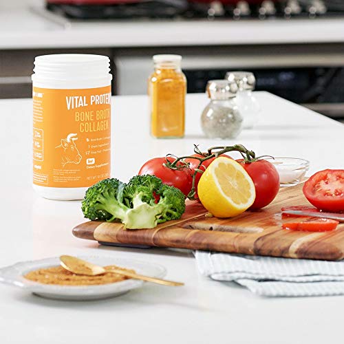 Vital Proteins Organic, GrassFed Beef Bone Broth Collagen, 10 oz Canister Defend Your Gut